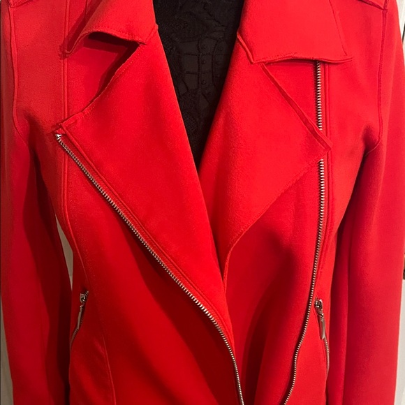 Carolina Belle Bold Red Leather Jacket - Picture 6 of 8